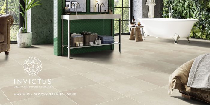 Invictus Maximus Groovy Granite Dune- LVT-Clearance - £9.99 m2