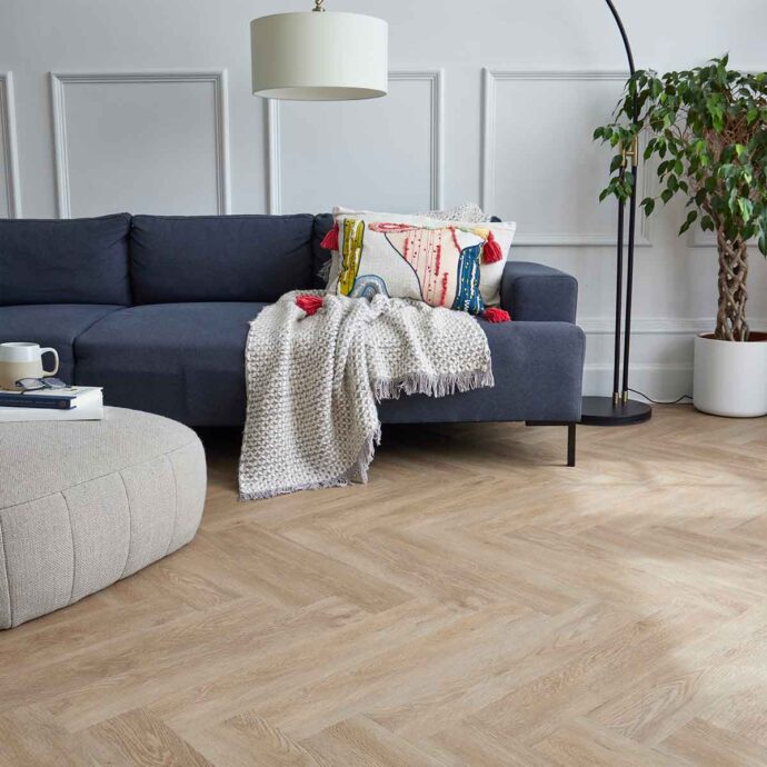 AAA- Herringbone-LVT-Glue-Naked Oak-£29.99 M2